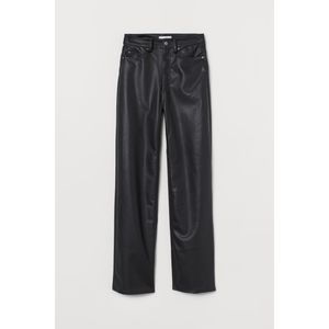 H&M Faux Leather High Waist Pants